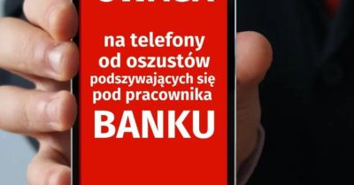 Oszustwo na pracowników banku: 20 tys. zł wyłudzone telefonicznie